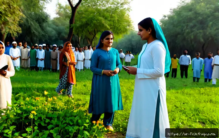 Home 17 도시 생물 다양성을 위한 교육 프로그램 - Photorealistic urban biodiversity education workshop in a leafy public park in Lahore, Pakistan, a d...